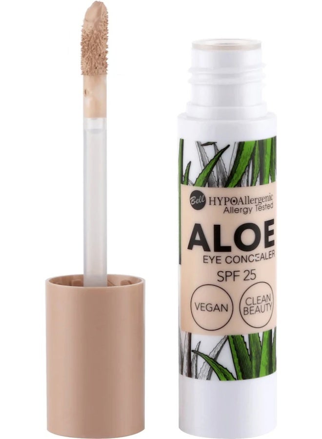 بيل خافي عيوب العين بيل المضاد للحساسية بخلاصة الصبار مع عامل حماية من الشمس SPF25 01 فاتح - Image 3